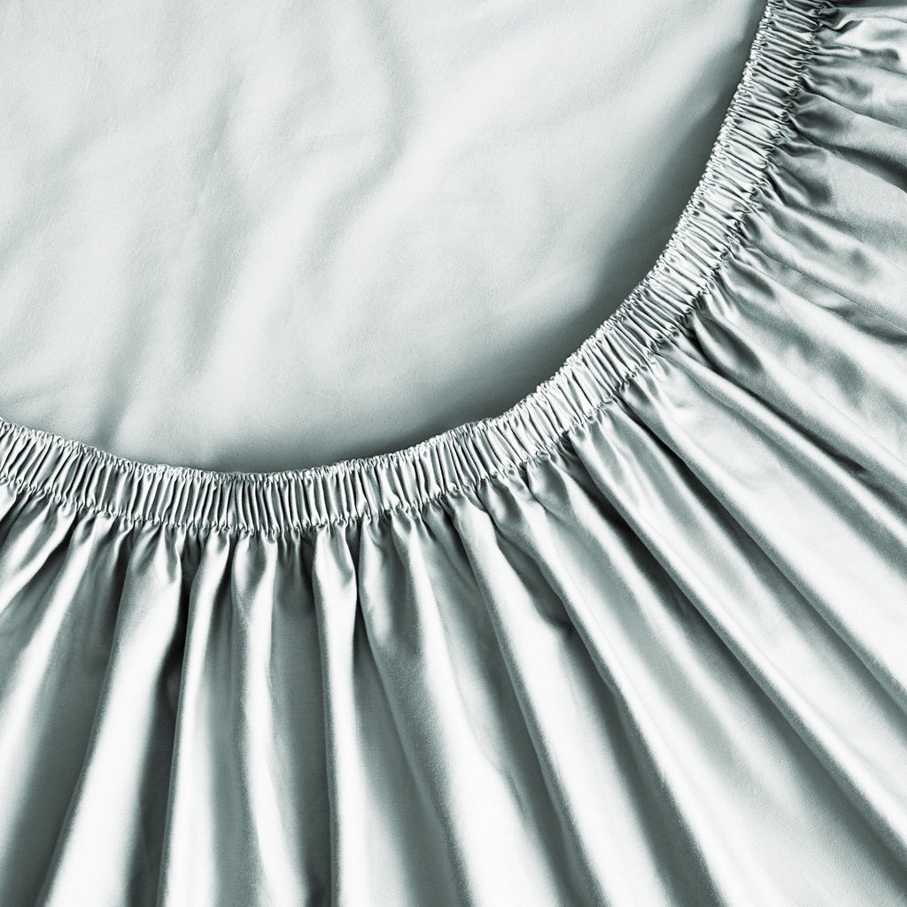 Hotel Style 4-Piece 600 Thread Count Blue Egyptian Cotton Adult Bed Sheet Set, Queen - Deep Pocket