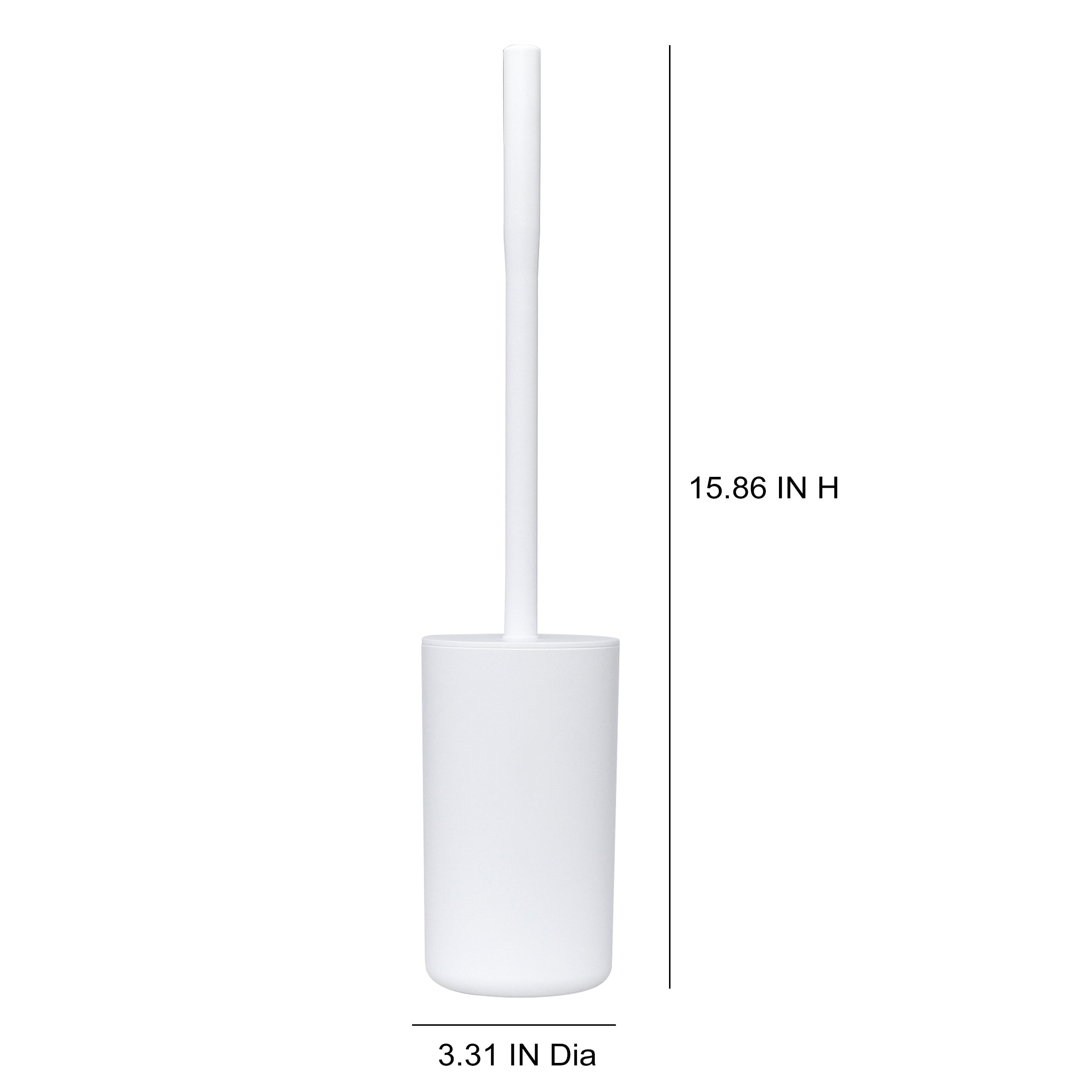 Mainstays Basics Plastic Toilet Brush, White