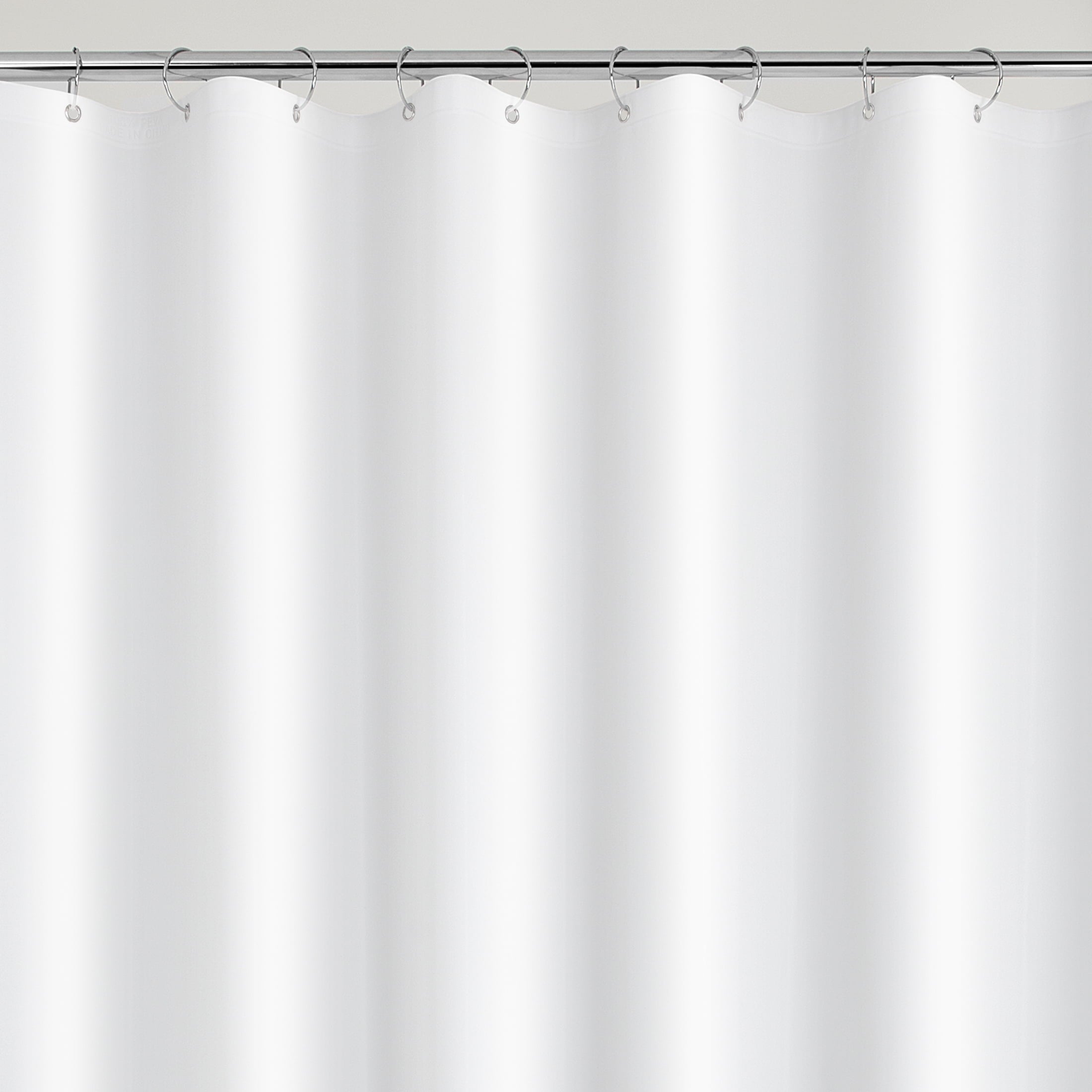 Mainstays Medium Weight PEVA Shower Curtain Liner, 70" x 71" – White