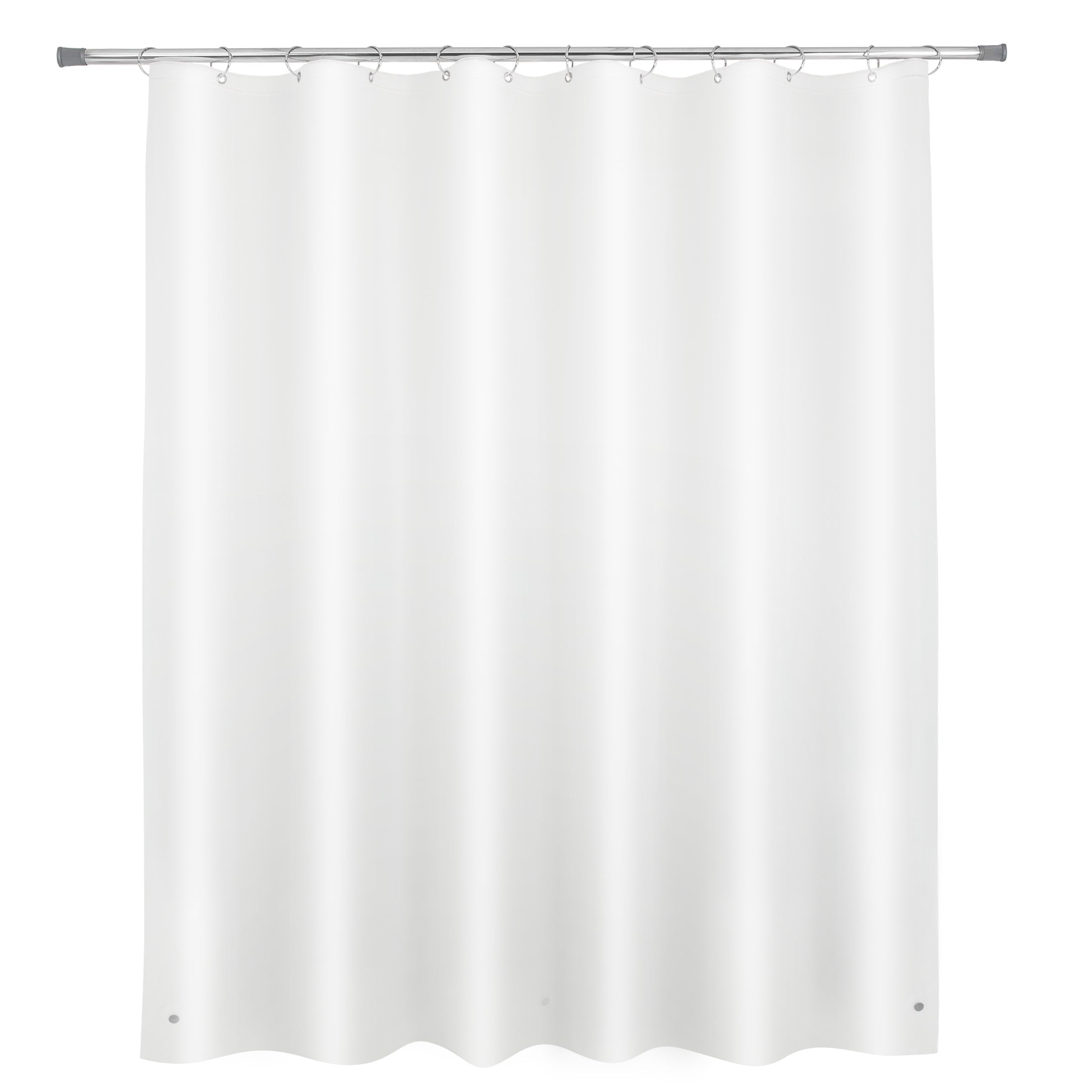 Mainstays Medium Weight PEVA Shower Curtain Liner, 70" x 71" – White